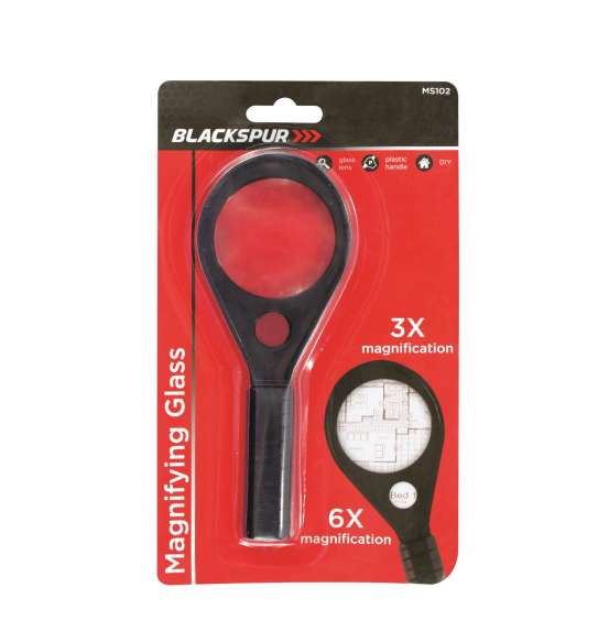 BLACKSPUR MAGNIFYING GLASS